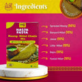 Nasta Fasta Moong - Millet Cheela Mix | No Preservatives | High Fibre & Protein | Cooks in 10 - minutes - KisaanSay