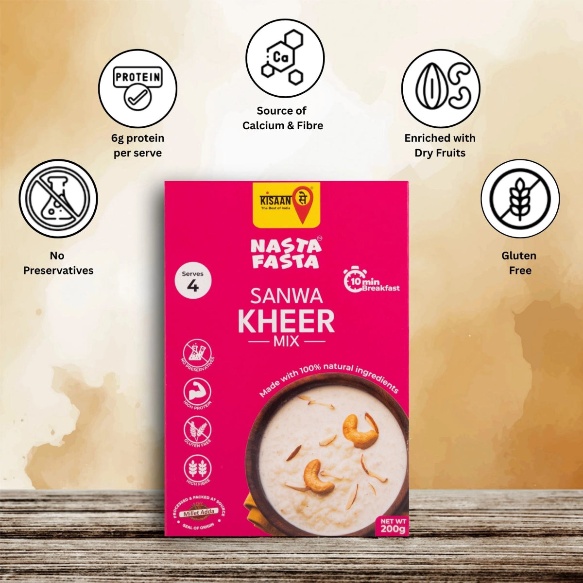 Nasta Fasta Sanwa Kheer Mix - KisaanSay