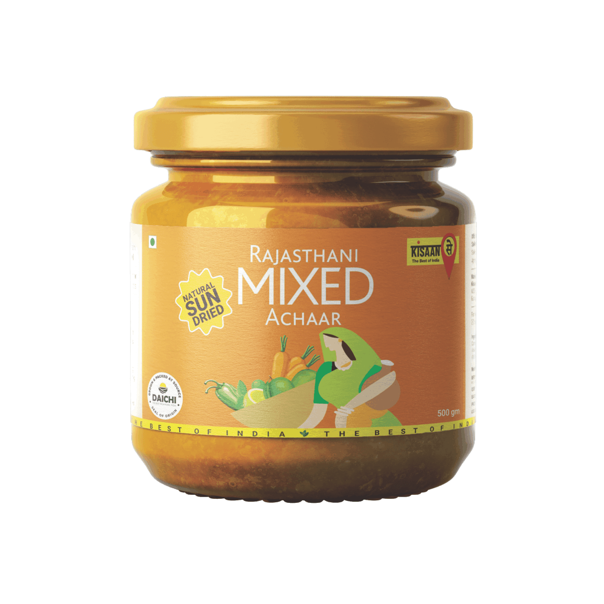 Rajasthani Mixed Achaar | Sun Dried | No Vinegar or Preservatives - KisaanSay
