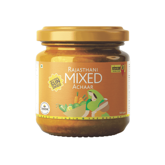 Rajasthani Mixed Achaar | Sun Dried | No Vinegar or Preservatives - KisaanSay