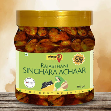 Rajasthani Singhara Achaar | Natural Sun Dried | No Vinegar or Preservatives - KisaanSay