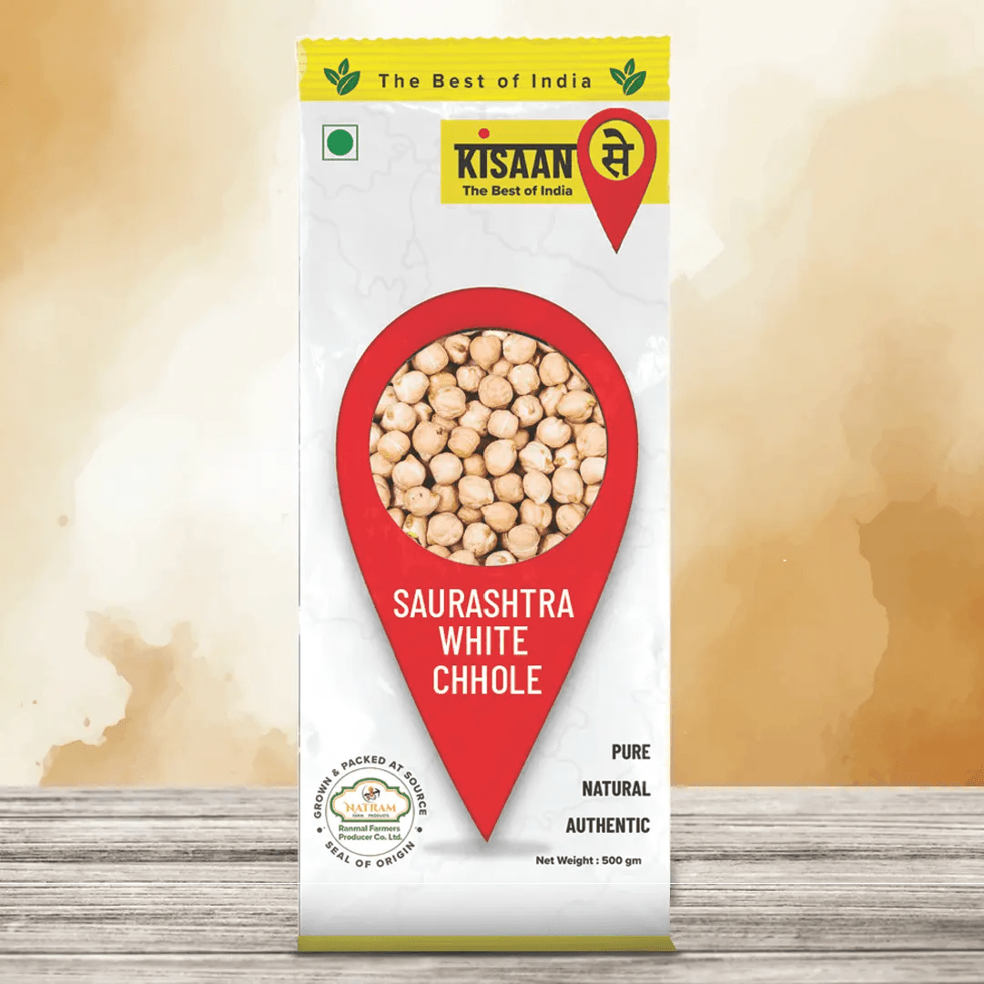 Saurashtra White Chhole - KisaanSay