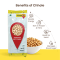 Saurashtra White Chhole | Desi & Unpolished | High in Protein & Fibre | Tastes Better - KisaanSay