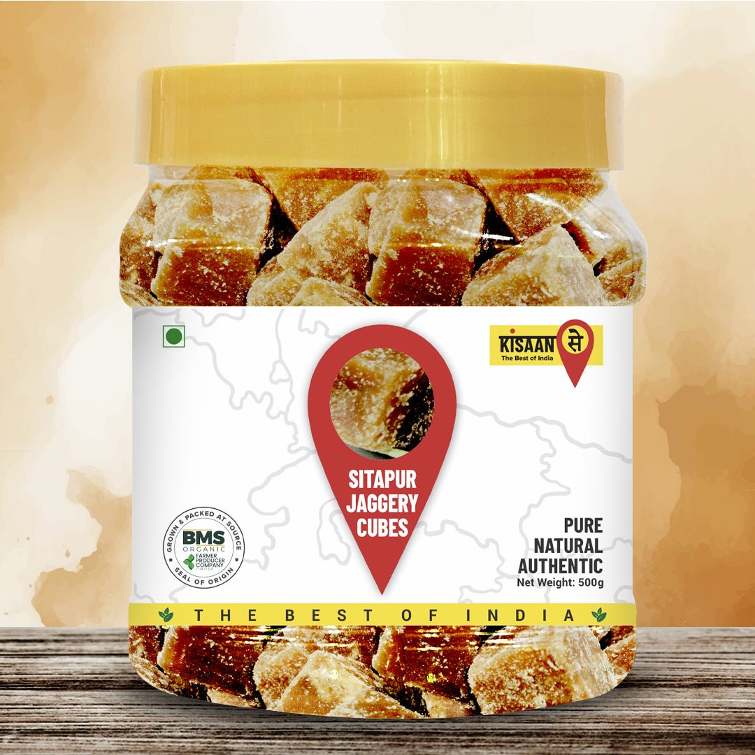 Sitapur Jaggery Cubes - KisaanSay