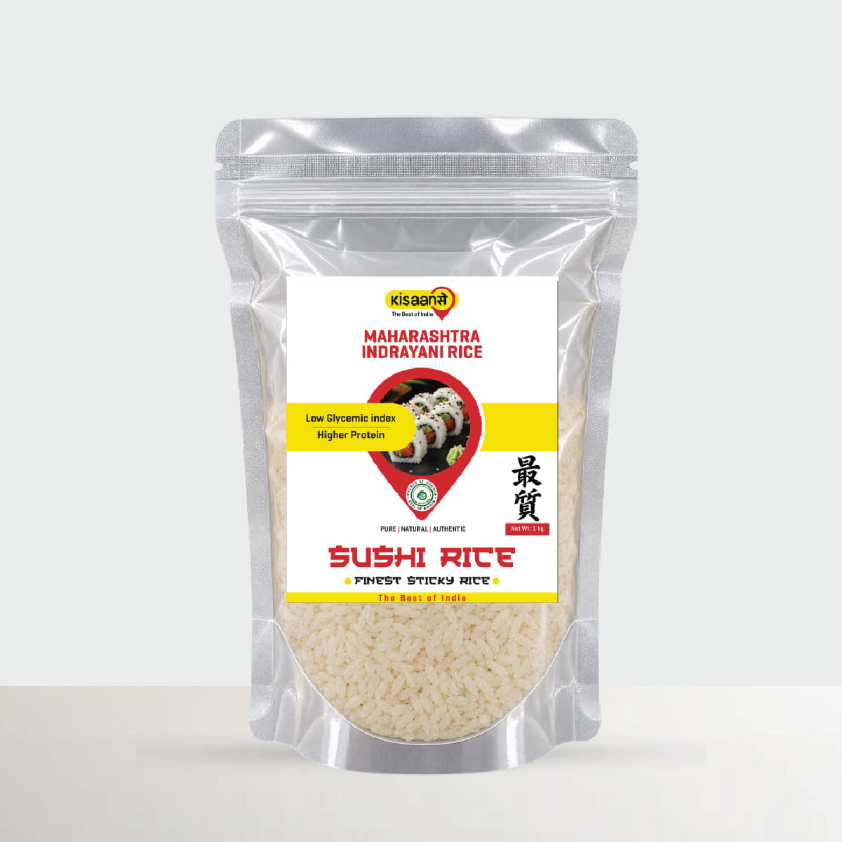 Sticky Rice - Perfect for Sushi & Asian Dishes (Maharashtra Indrayani Rice)