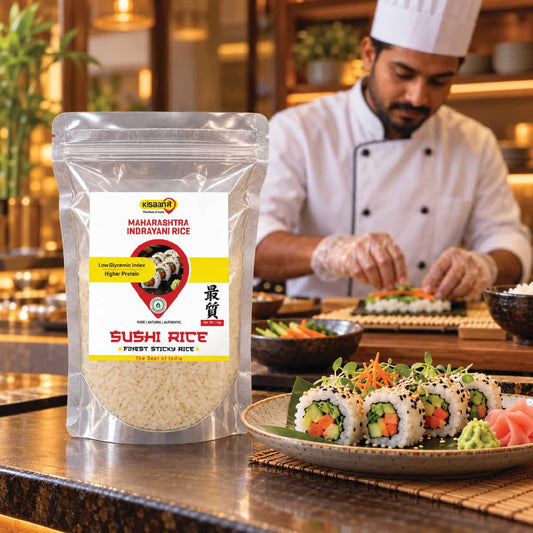 Sticky Rice - Perfect for Sushi & Asian Dishes (Maharashtra Indrayani Rice)