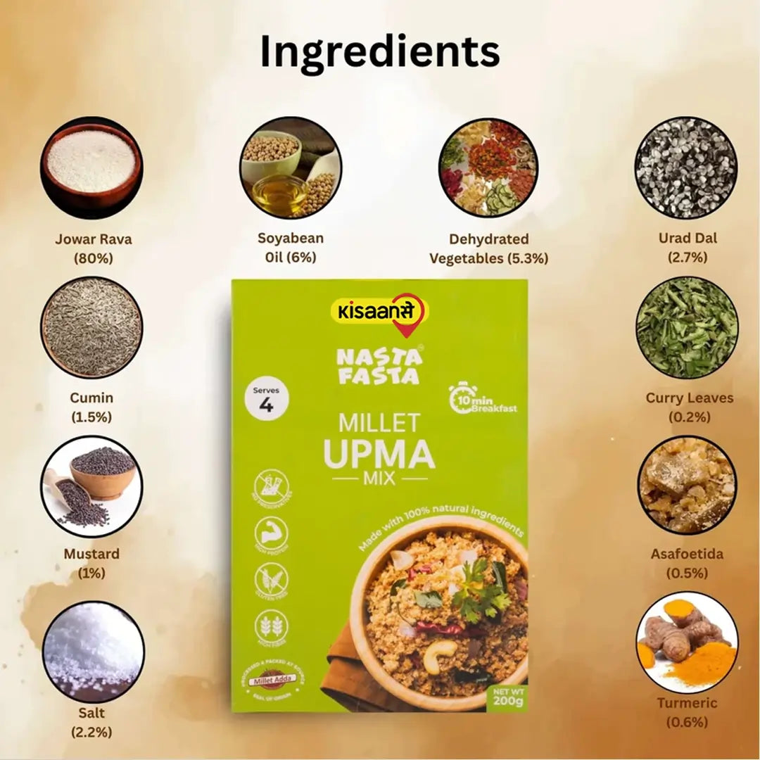 Nasta Fasta Millet Upma Mix