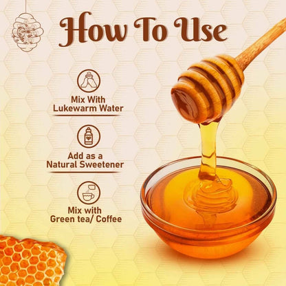 Uttarakhand Honey | Direct from Himalayan Corbett & Rajaji forest environs | 100% Pure & Tested | No Added Sugar - KisaanSay