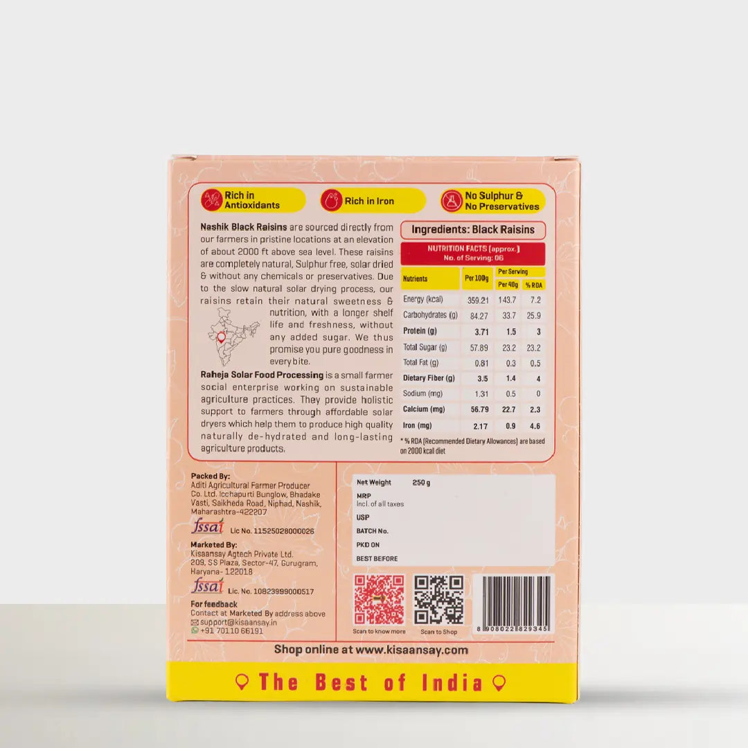 Nashik Black Raisins