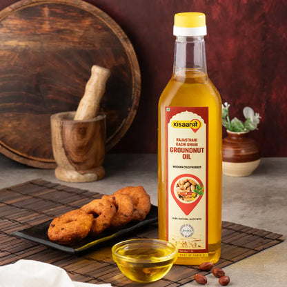 Rajasthani Cold Pressed Groundnut Oil - Wood Pressed