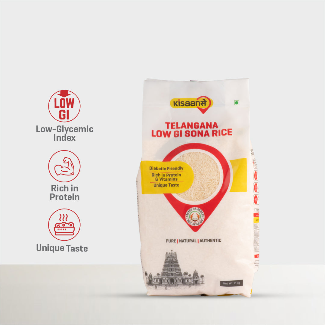Telangana Low GI Sona Rice